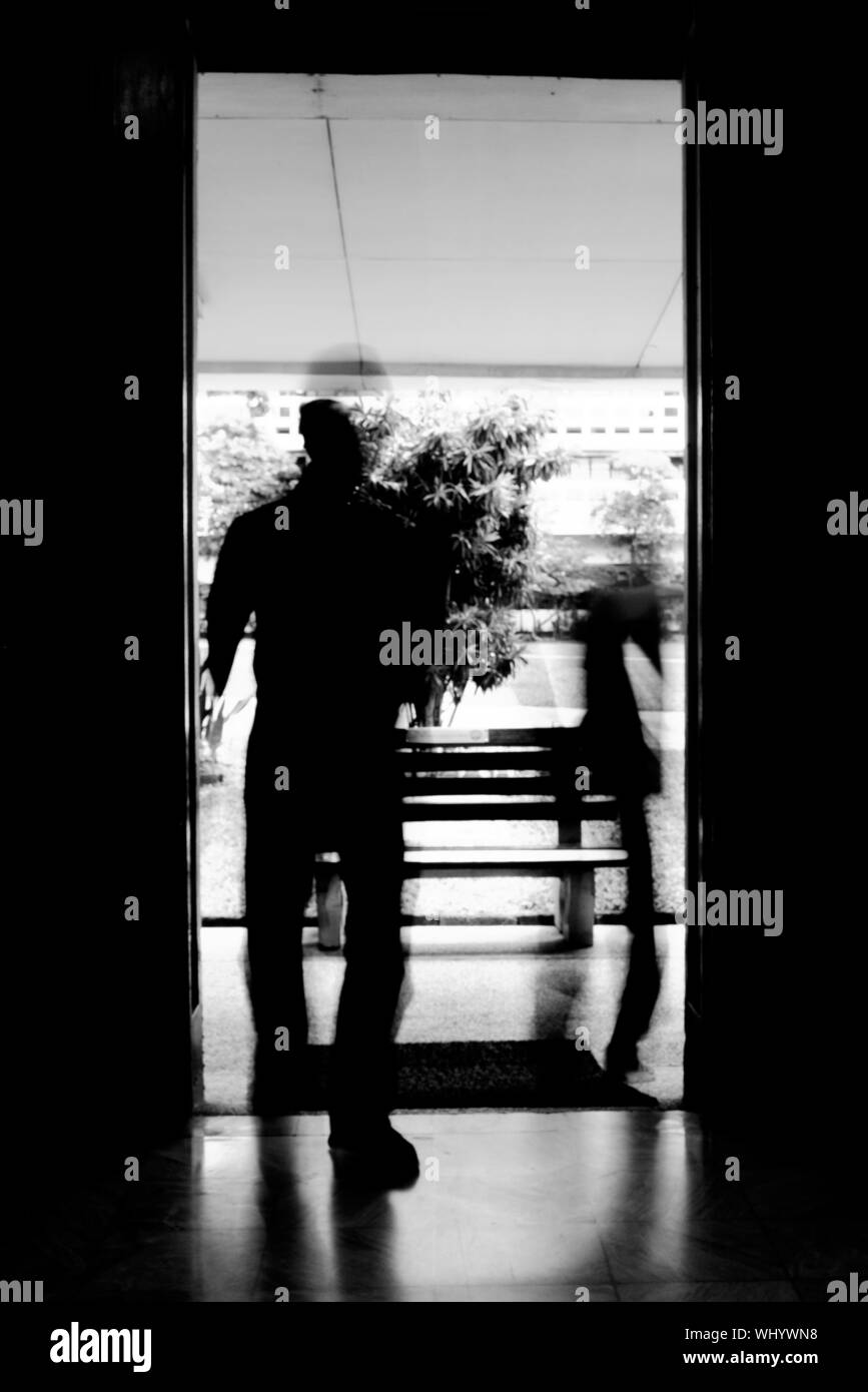 Real doorway Black and White Stock Photos & Images - Alamy