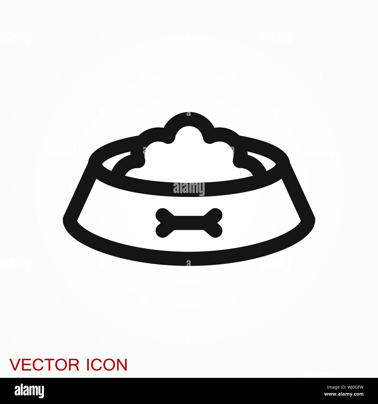 Food and toys for dog design Royalty Free Vector Image