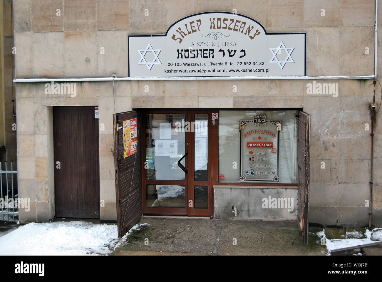 Warsaw, Poland. The Synagogue Stock Photo