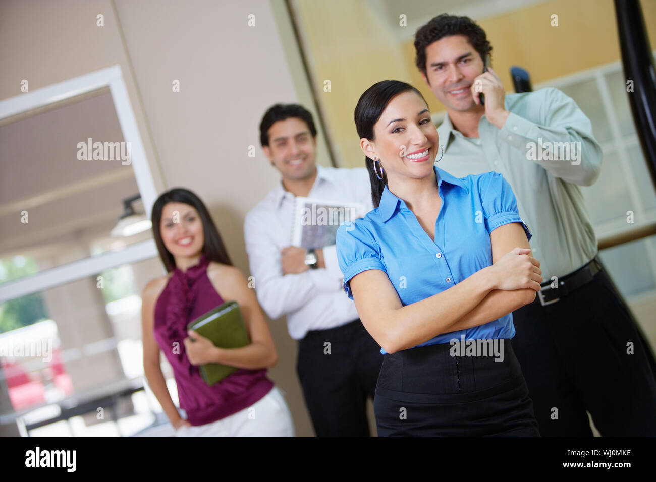 Business colleagues in office, portrait Stock Photo - Alamy