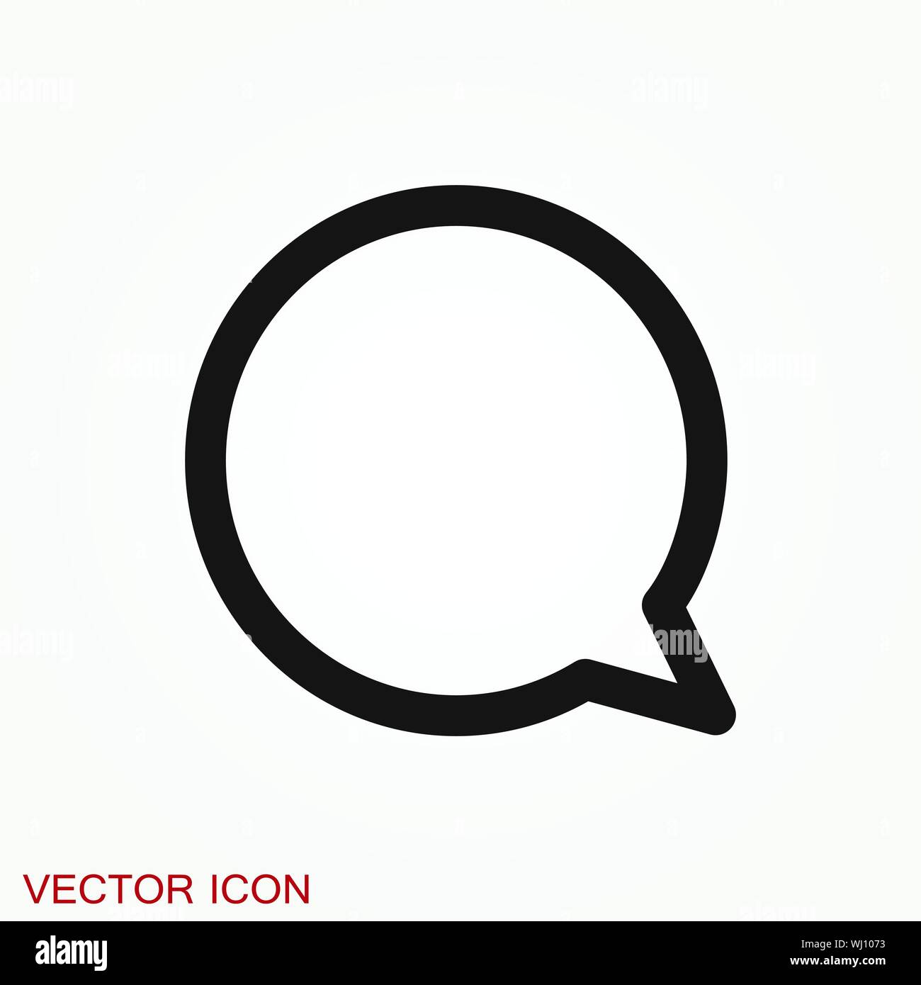 Speech bubble icons on background. Vector illustration. Stock Vector