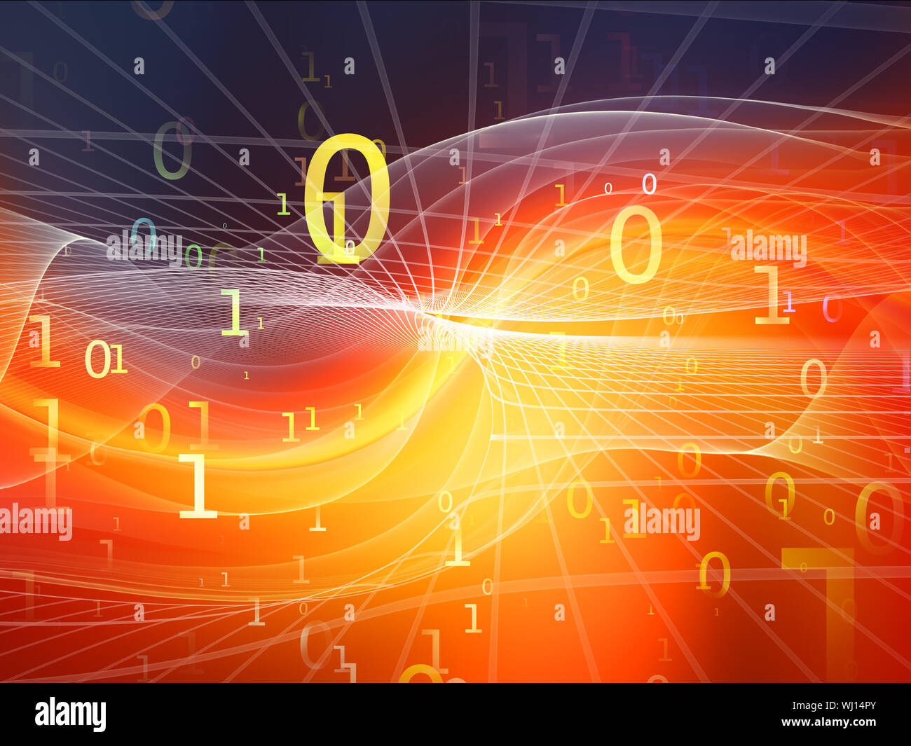 Fractal Realms series. Backdrop composed of fractal elements, grids and ...
