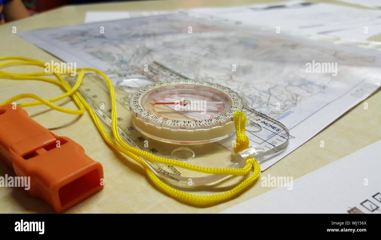 compass with whistle