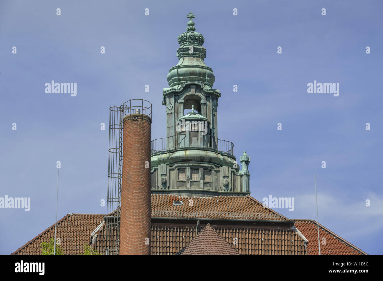 District court, view, Outside, Outside, outside view, outside view, Berlin, roof, Germany, court, Grunewaldstrasse, Grunewaldstrasse, chamber court, c Stock Photo