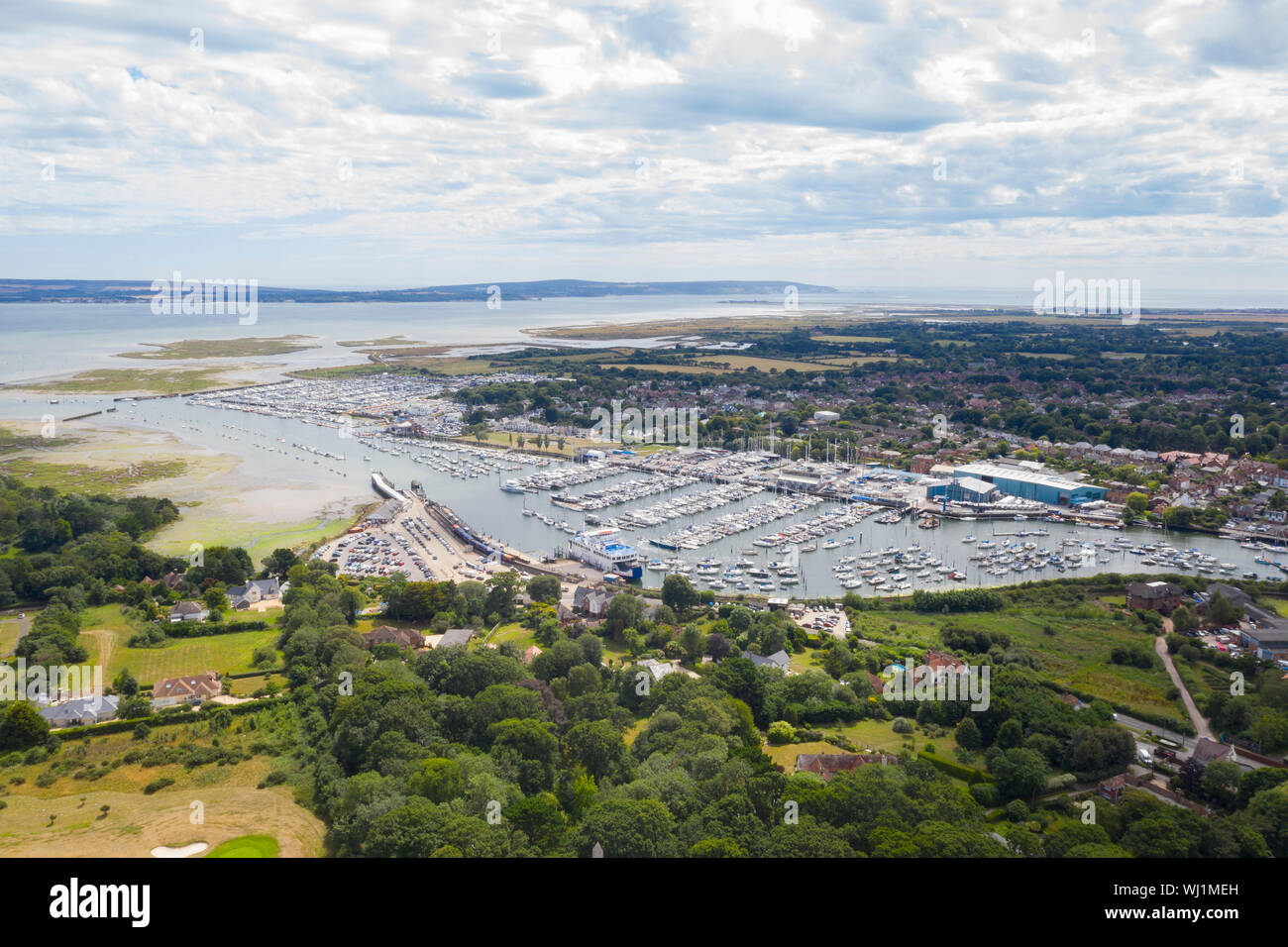 Isle Of Wight Ferry From Lymington High Resolution Stock Photography ...