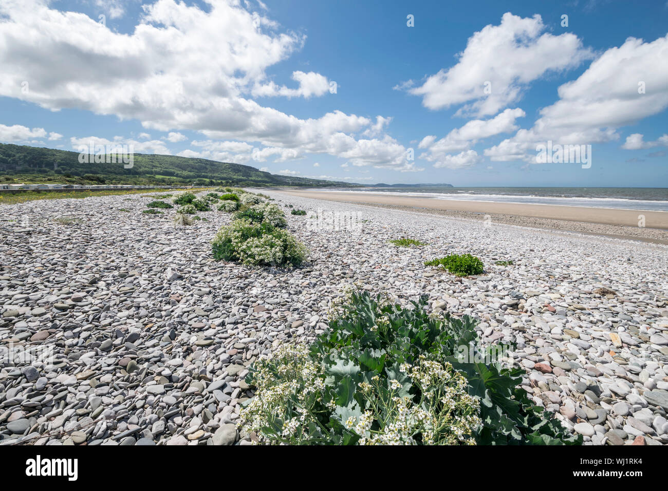 Abergele beach on the North Wales coast Stock Photo