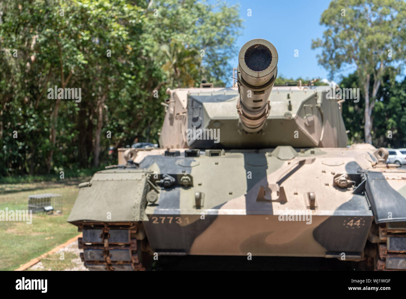 Leopart AS1 at Bribie Island, Australia from WW2 Stock Photo