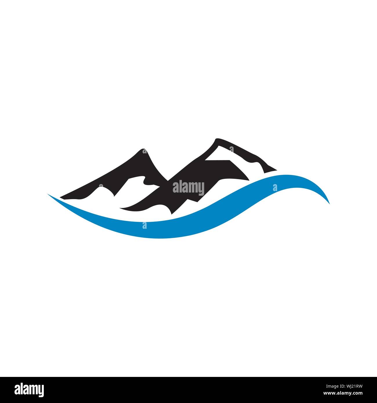 Mountain graphic design template vector isolated illustration Stock ...