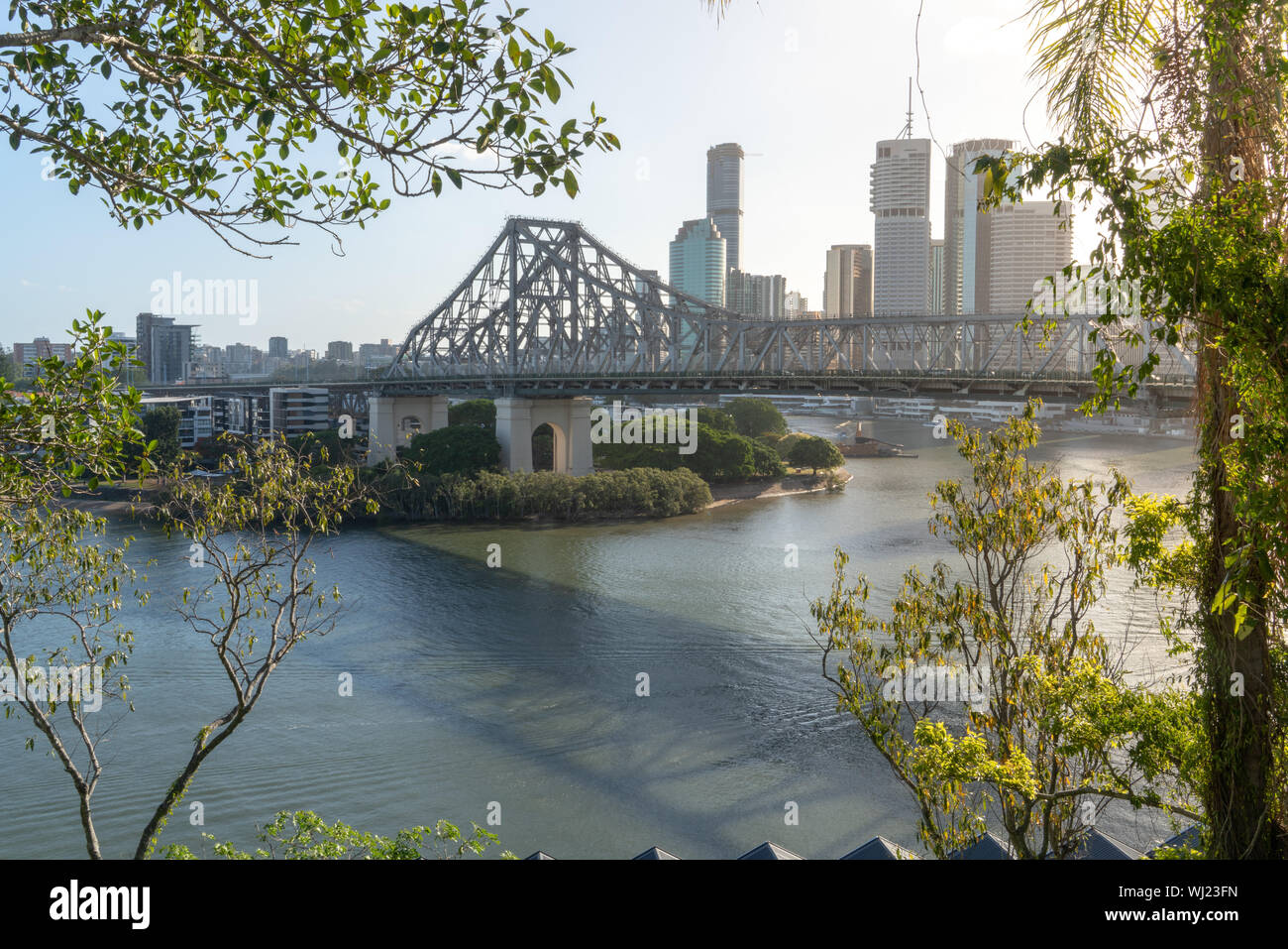 Traveling in Brisbane, cityscapes and skyline Stock Photo