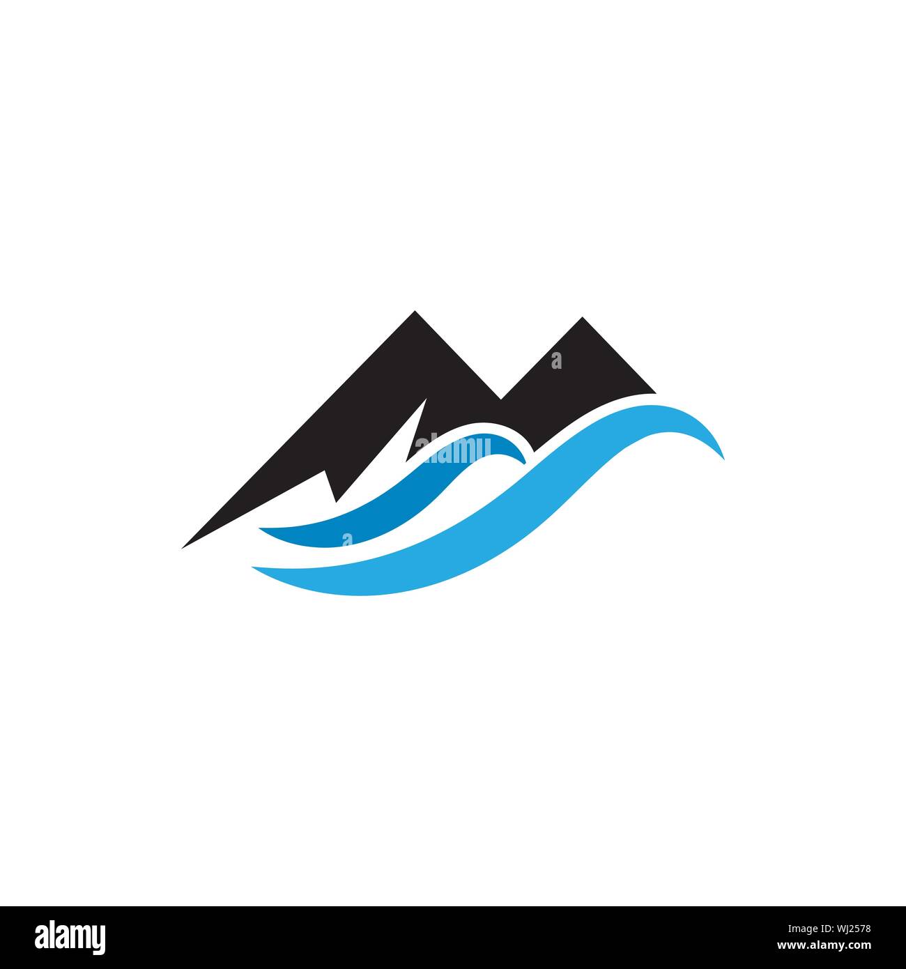 Mountain graphic design template vector isolated illustration Stock ...
