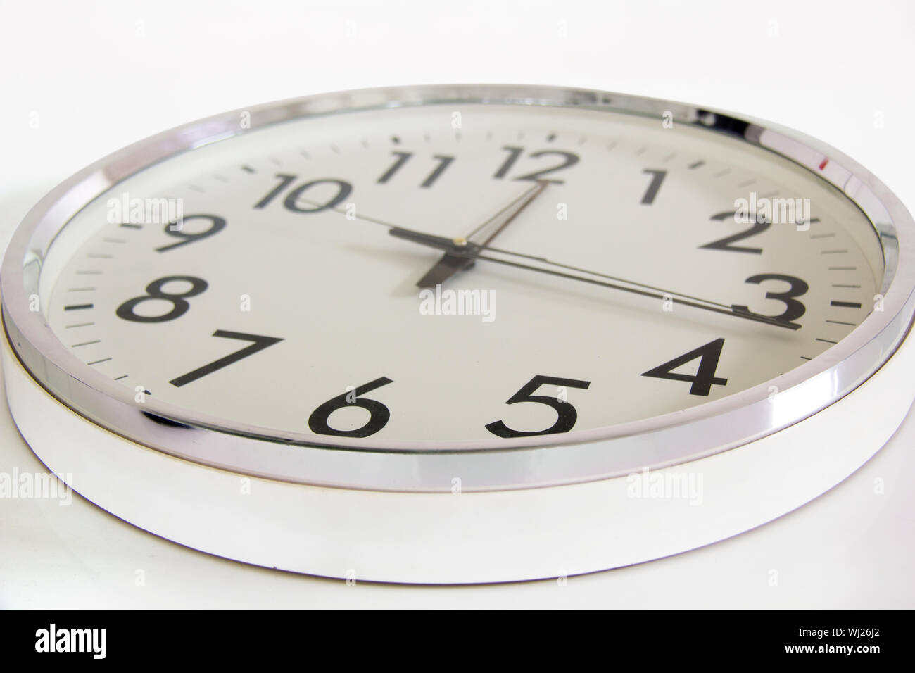 Close up of a wall clock Stock Photo