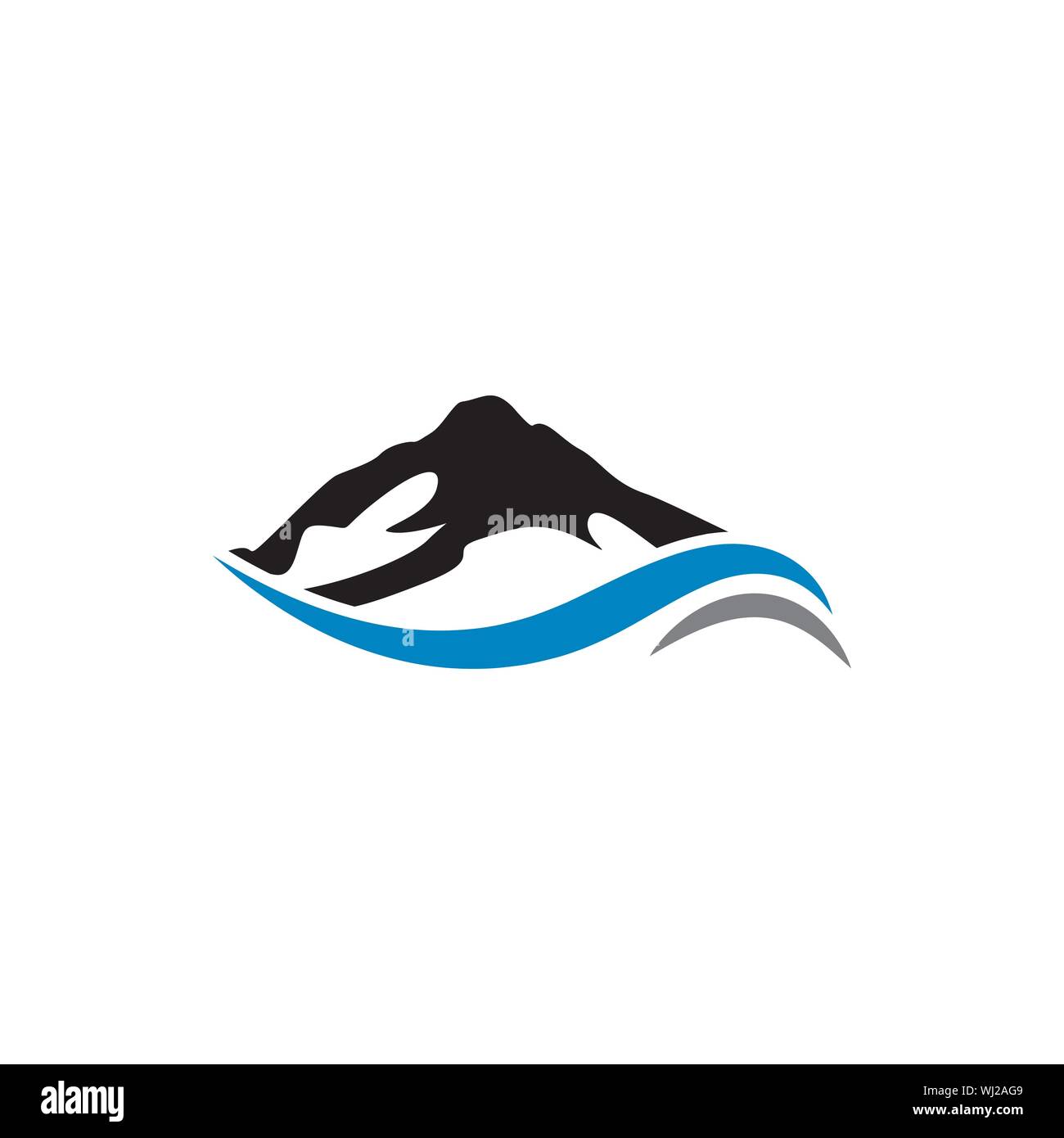 Mountain graphic design template vector isolated illustration Stock ...