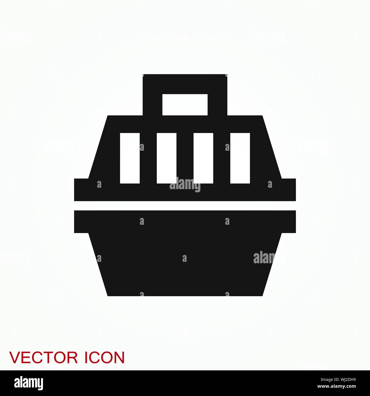 Bird cage icon for your design, logo. Vector illustration Stock Vector