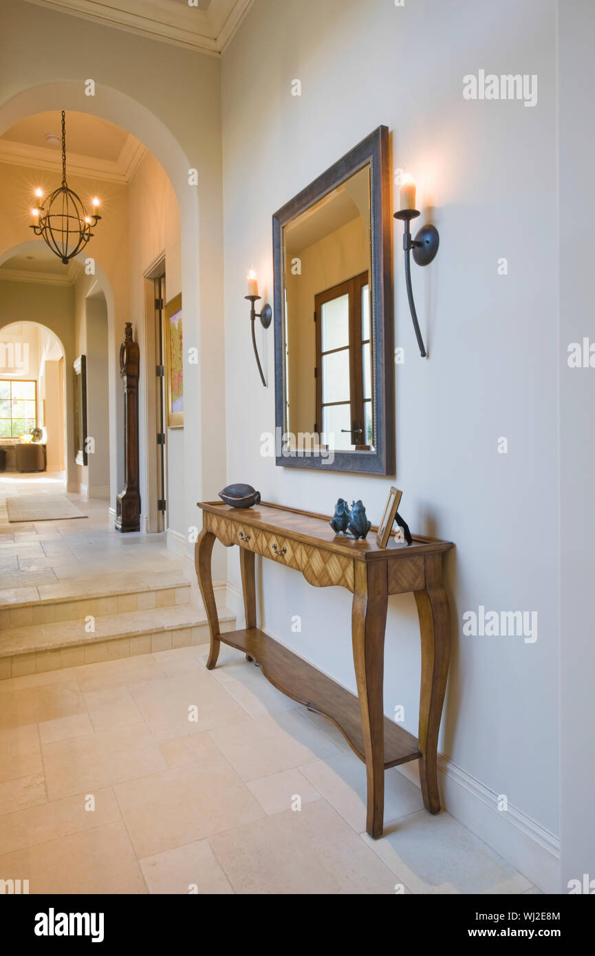 Table with mirror for hallway deals