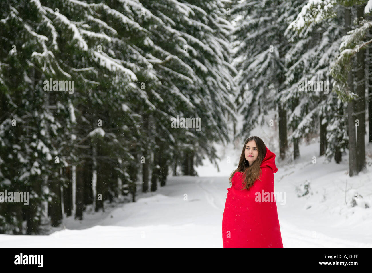 Woman cloak hi-res stock photography and images - Alamy