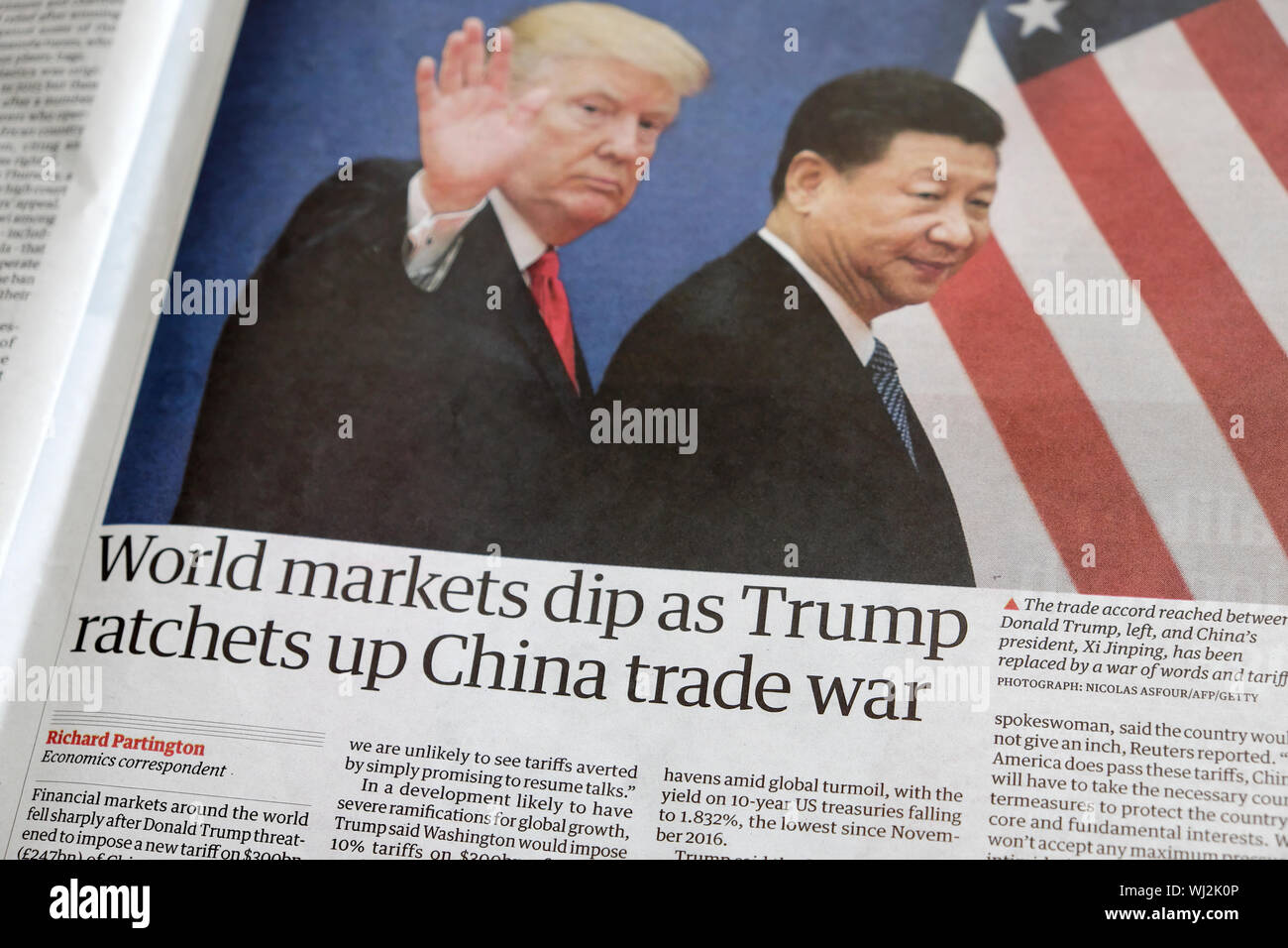 Us china trade war hi-res stock photography and images - Alamy