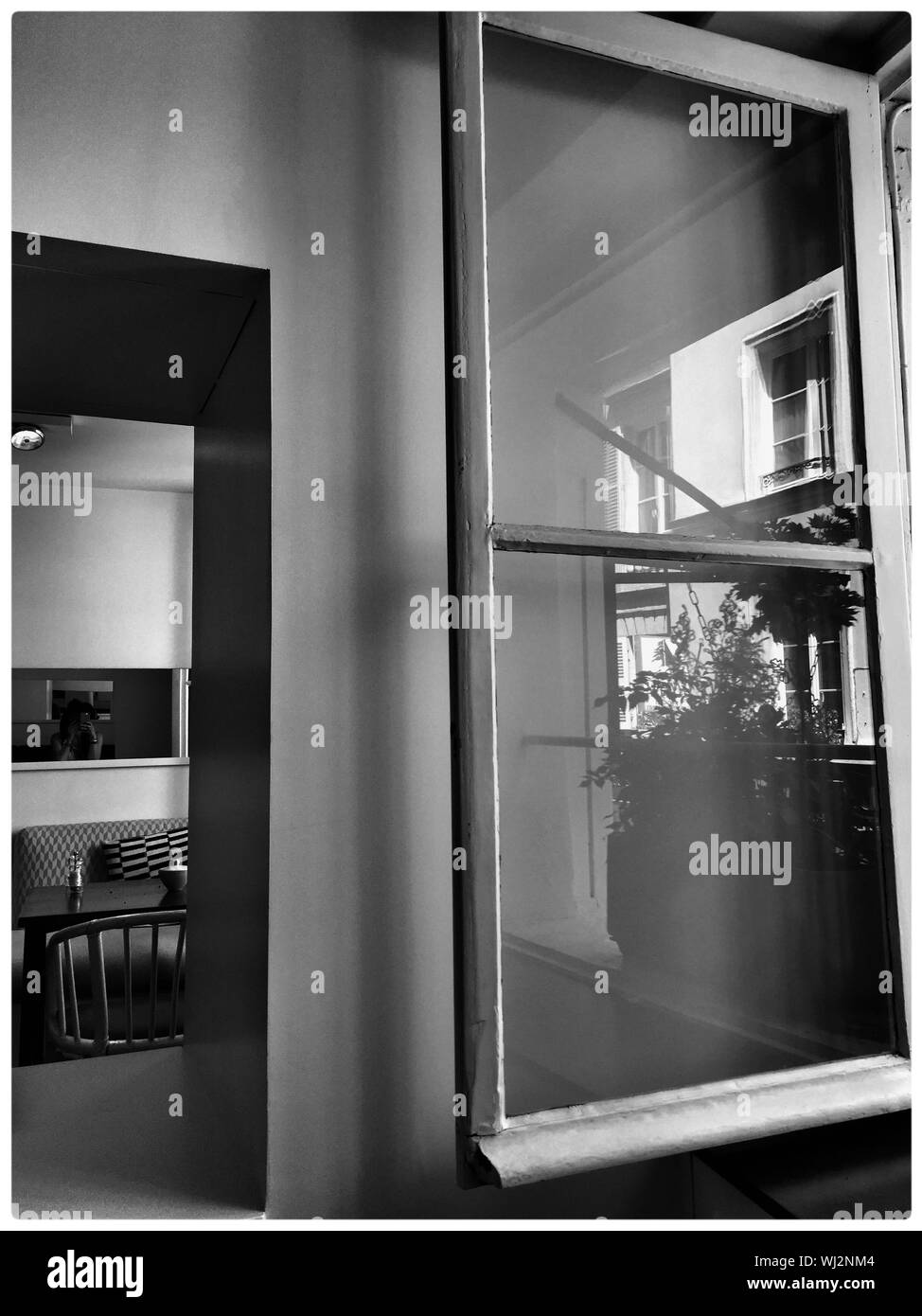 Chair window Cut Out Stock Images & Pictures - Alamy