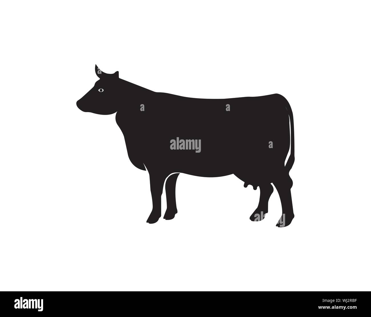 cow vector icon - Vector Stock Vector Image & Art - Alamy