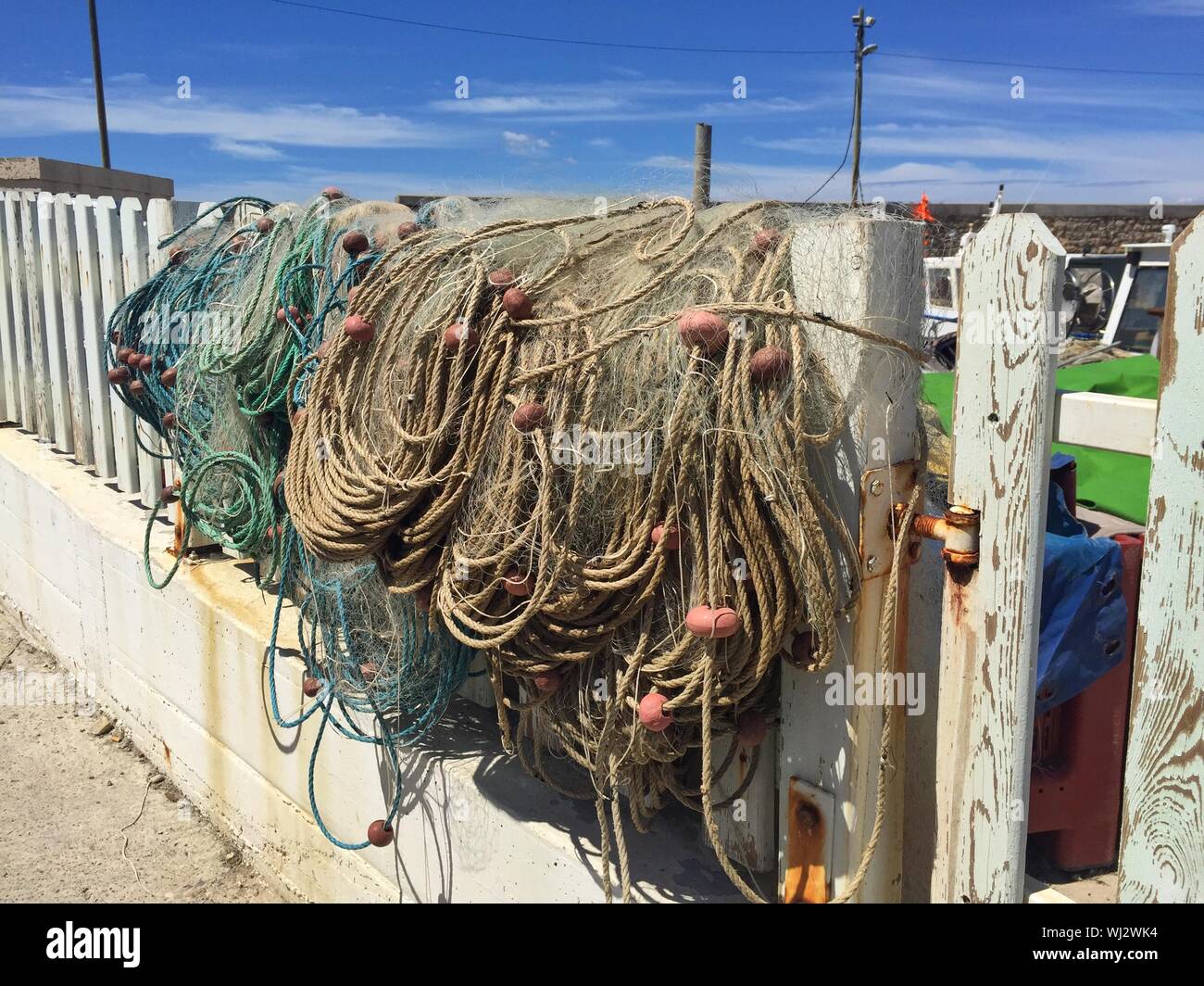 Fishing net fence hires stock photography and images Alamy