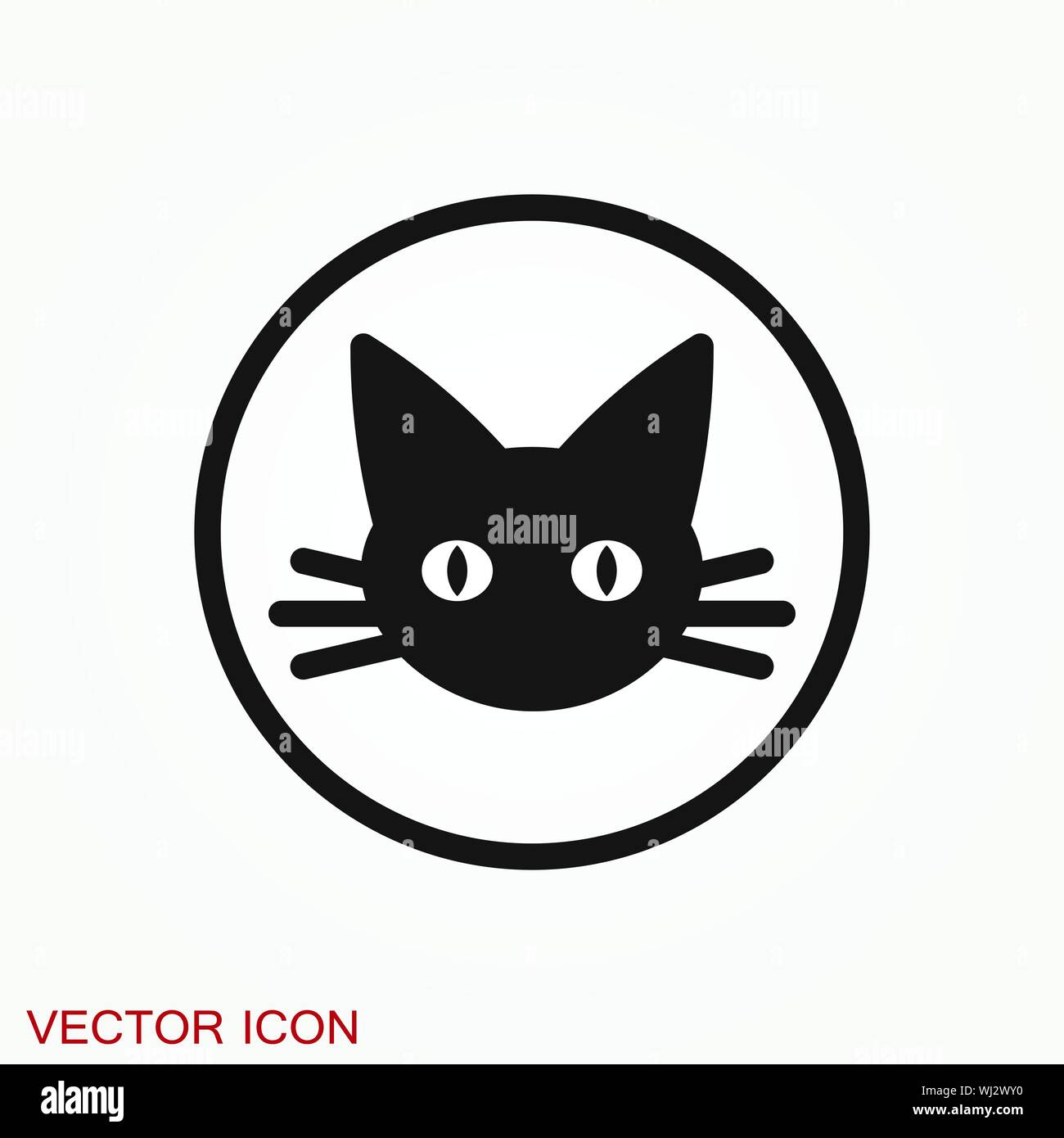 Cute Cat Icon Logo Template and Ideas for Design