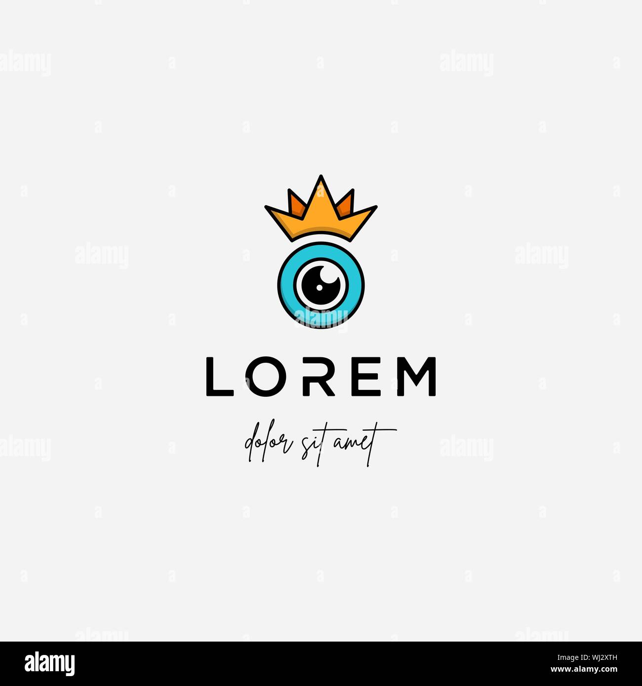 Dog Paw Camera Logo Template Vector Design Stock Vector