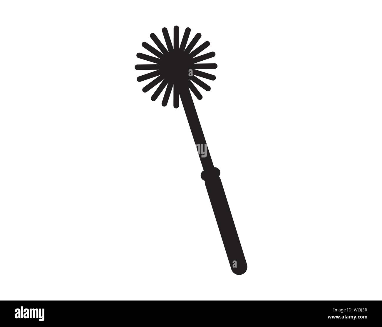 Cleaning Duster Brush Hygiene Tool Icon Vector Stock Vector