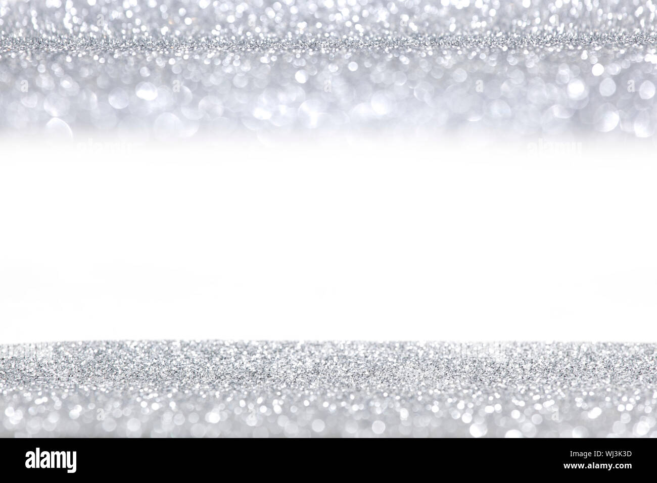 White glitter background hi-res stock photography and images - Alamy