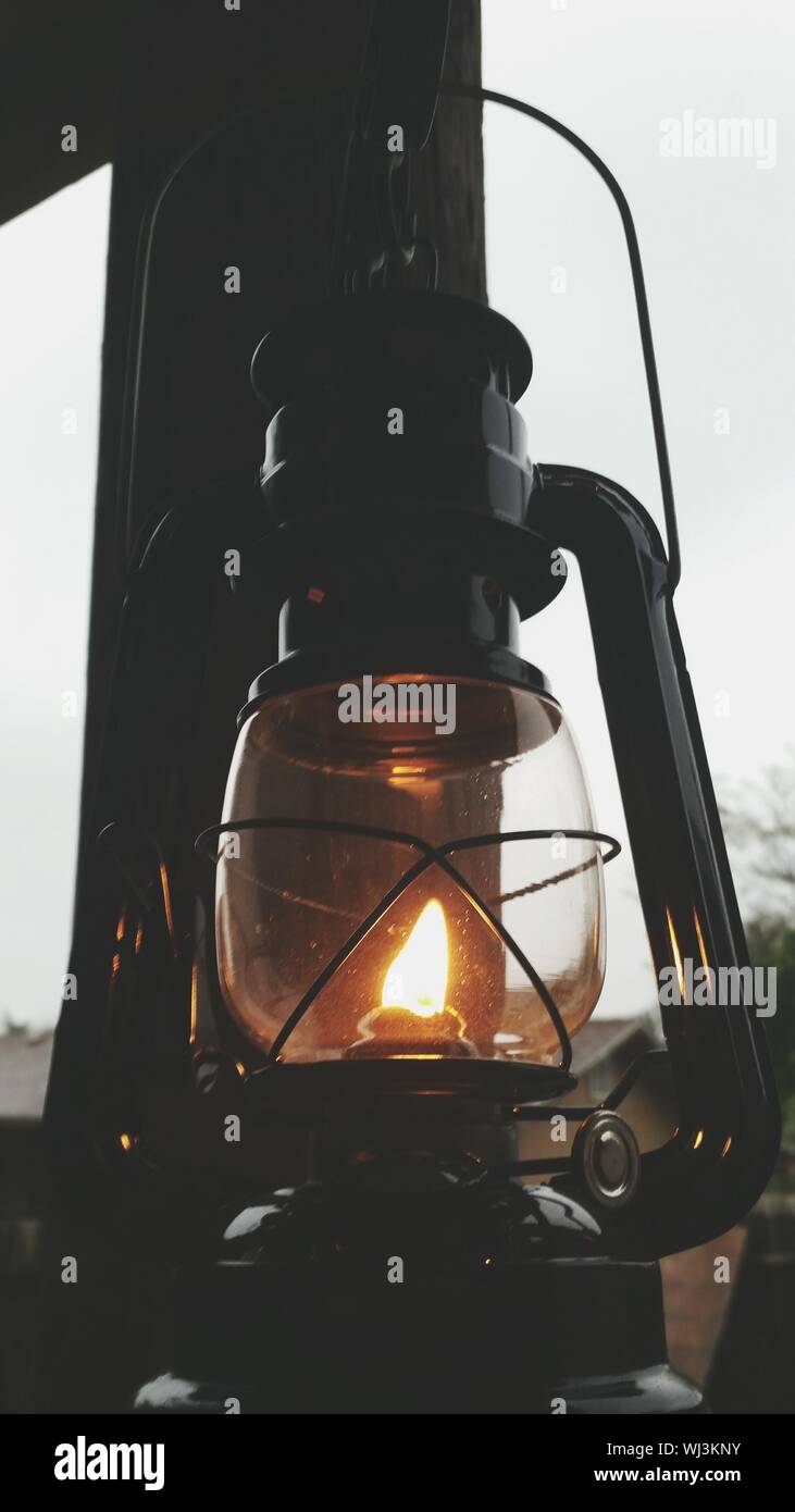 Old antique oil lantern hanging hi-res stock photography and images - Alamy
