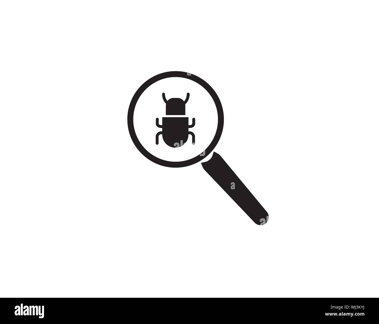 Bug finder icon Stock Vector Image & Art Alamy