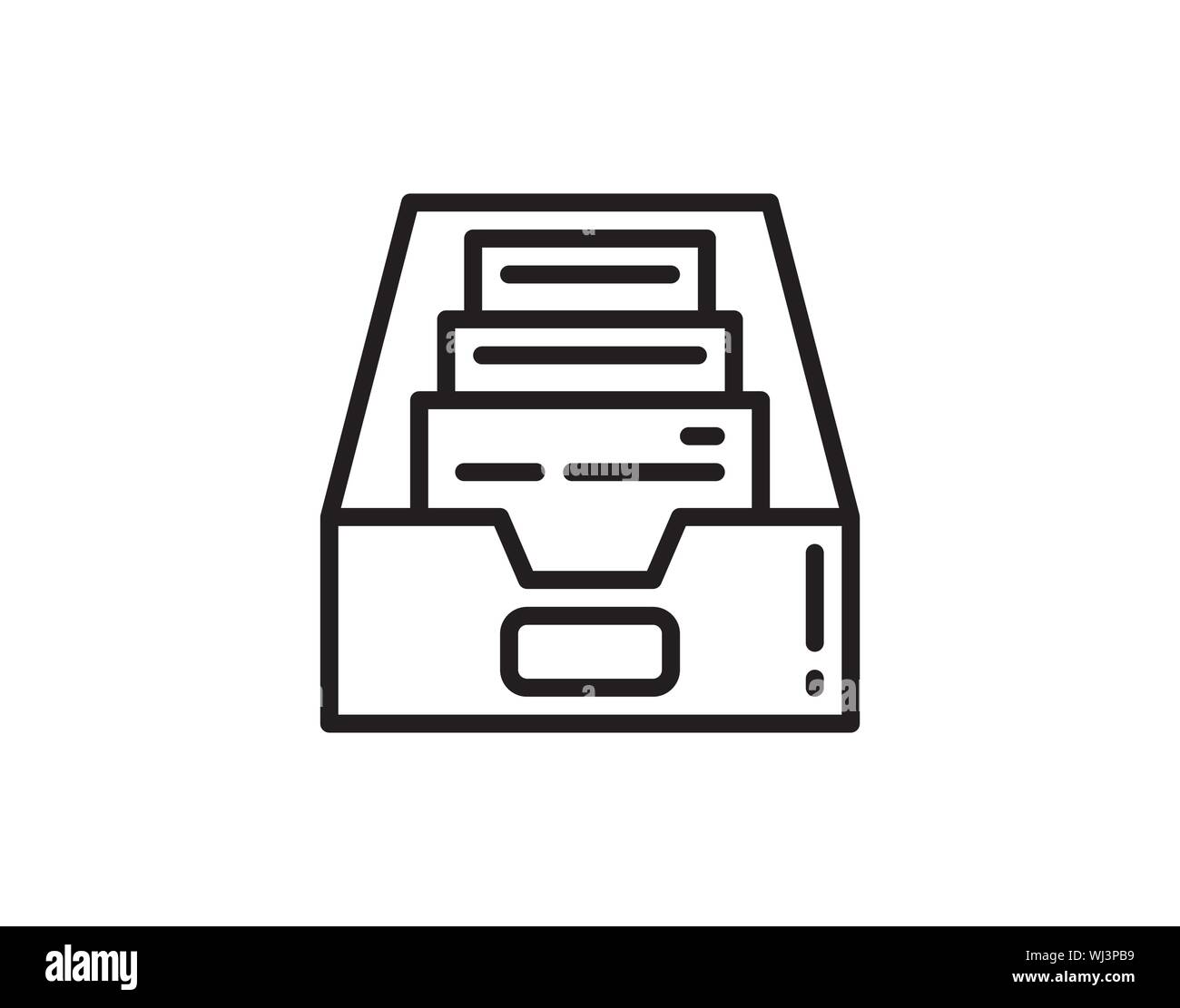 File cabinet Stock Vector Images - Alamy
