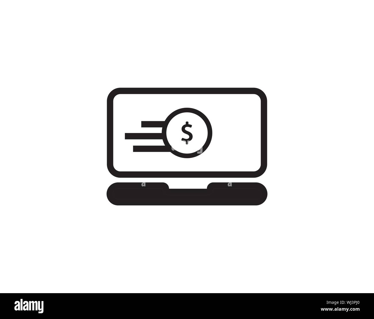 online payment icon - Vector Stock Vector