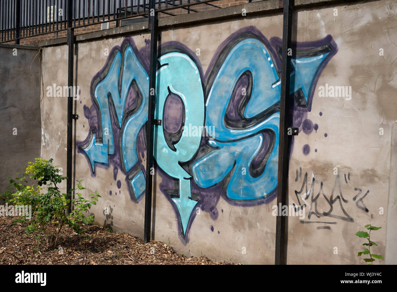 Edinburgh spray paint Graffiti Stock Photo Alamy