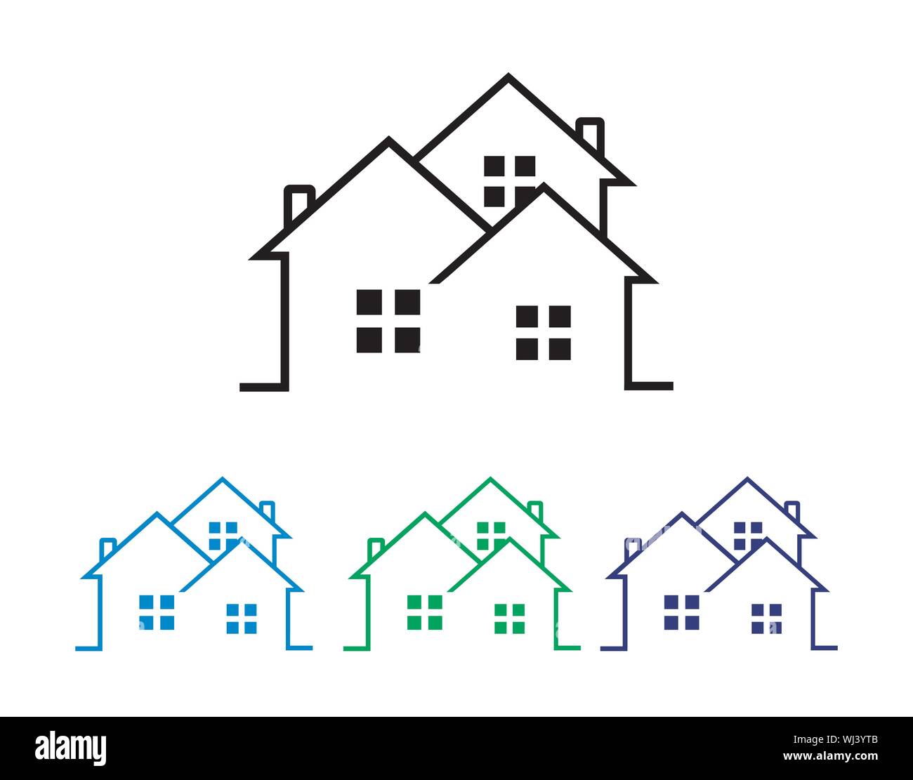 Home icon vector image Stock Vector