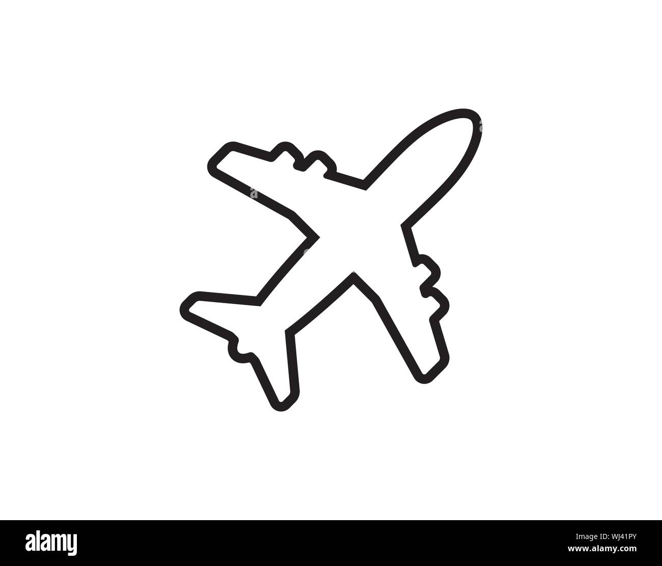 Plane icon vector image Stock Vector