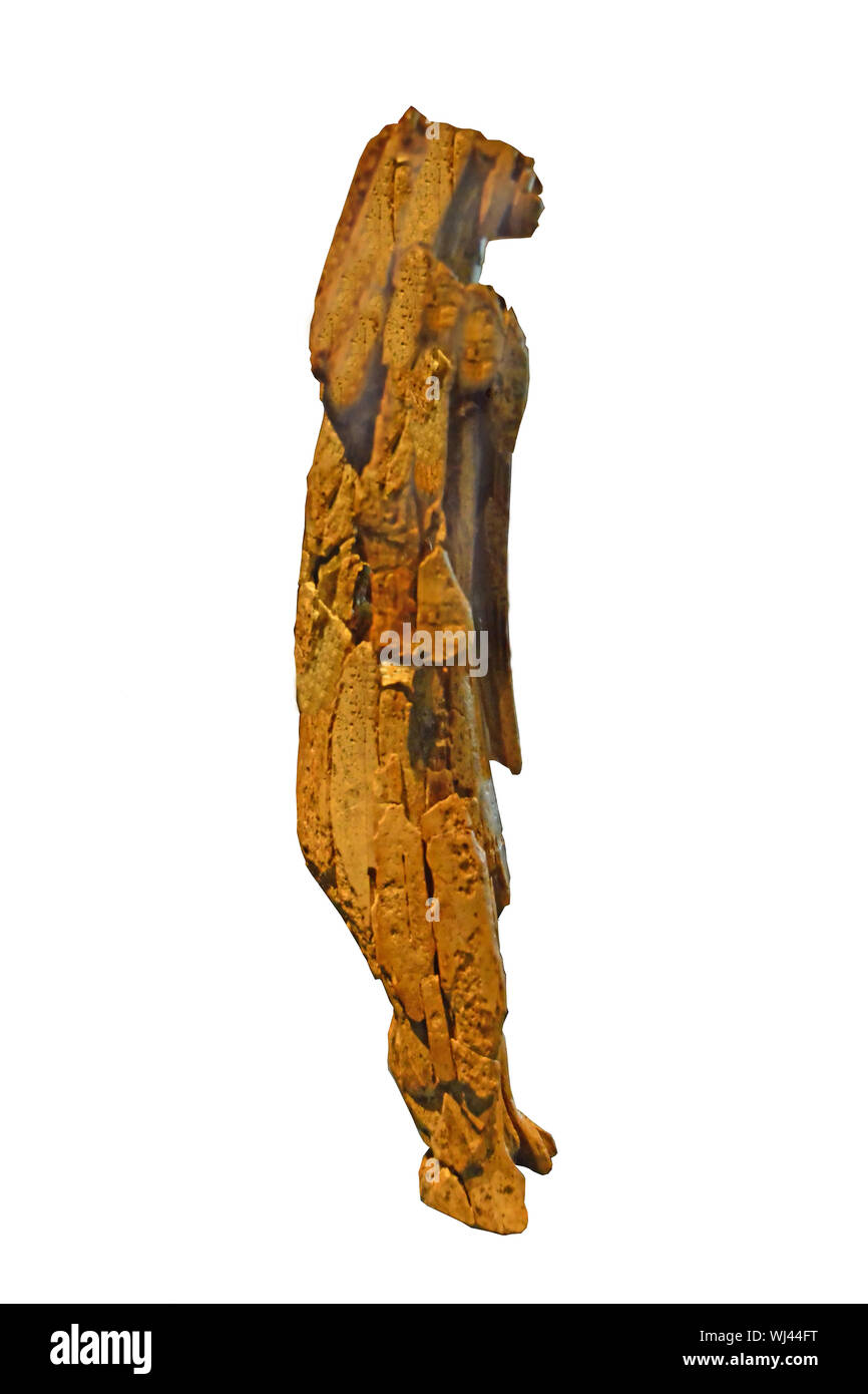 Profile of the oldest piece of sculpture in the world, the 40,000 year