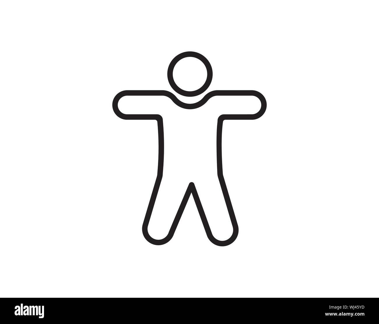 Exercise vector icon Stock Vector Image & Art - Alamy