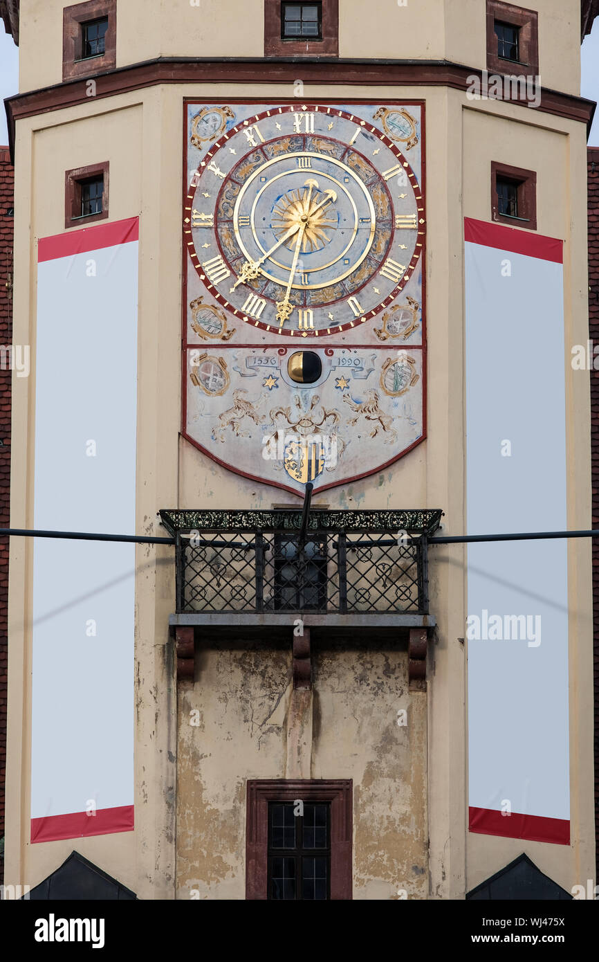 Leipzig old town hall clock tower hi-res stock photography and images ...