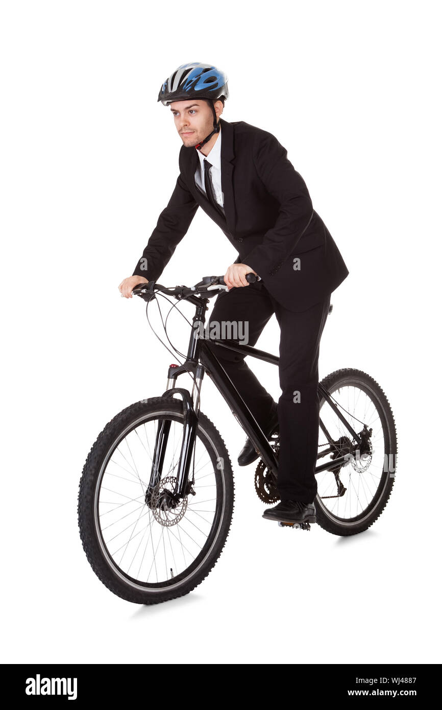 riding bicycle to work