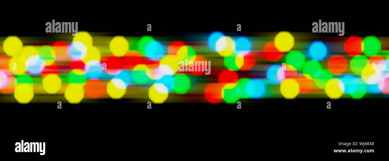 The multi-colored sparkling abstract blur horizontal background Stock Photo