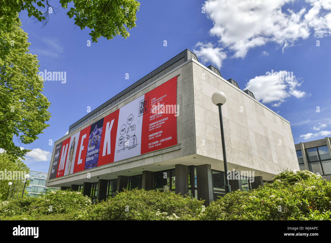 View, architecture, Outside, Outside, outside view, outside view, Berlin, Dahlem, Dahlemer, Germany, ethnological museum, building, building, Lansstra Stock Photo