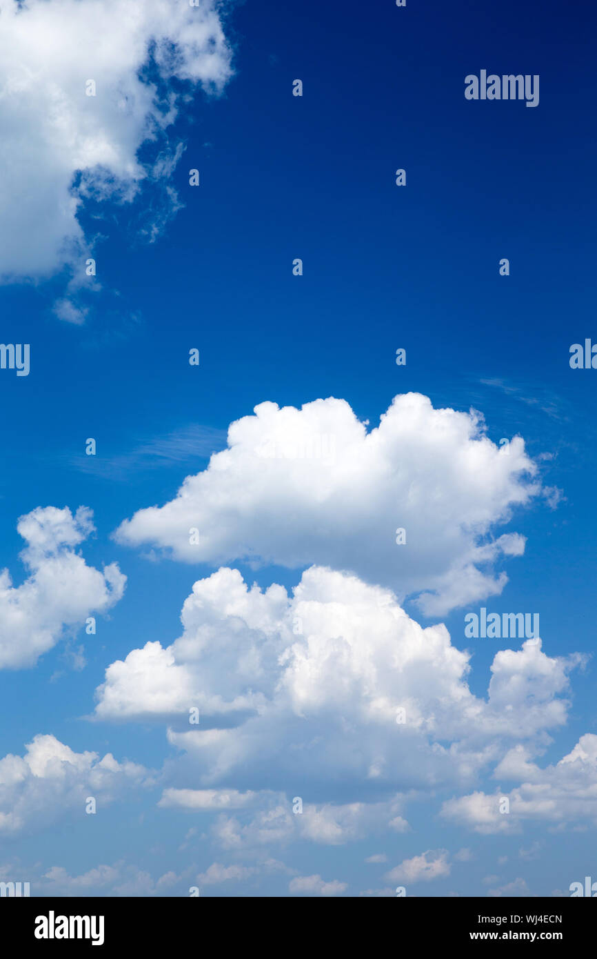 blue sky with clouds closeup Stock Photo - Alamy