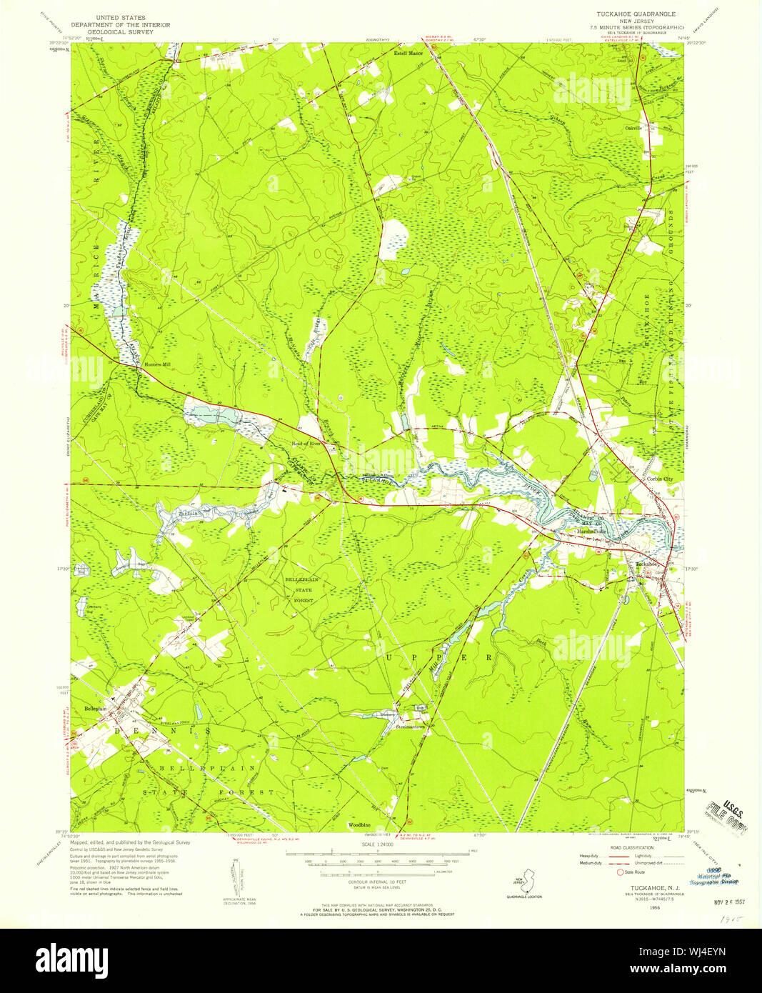 Map of tuckahoe hires stock photography and images Alamy