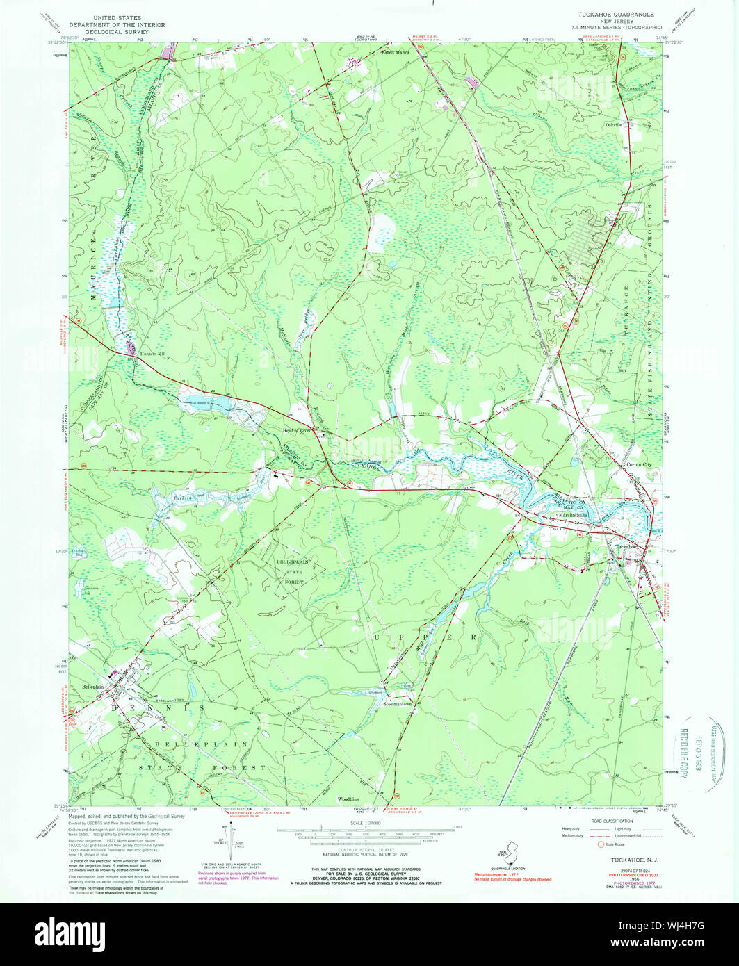 Map of tuckahoe hires stock photography and images Alamy