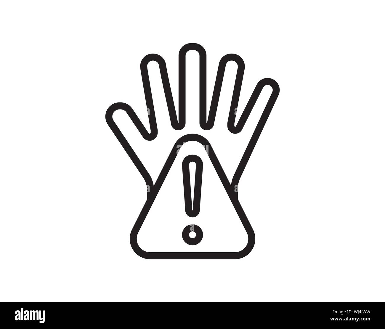 Workplace safety warning Black and White Stock Photos & Images - Alamy