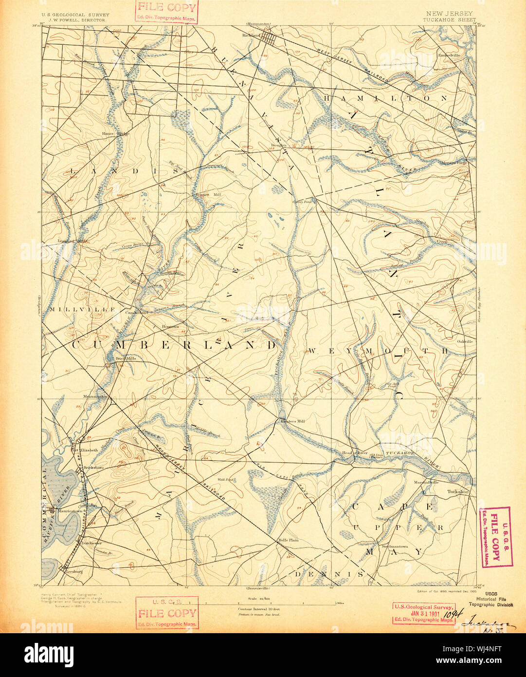Map of tuckahoe hires stock photography and images Alamy
