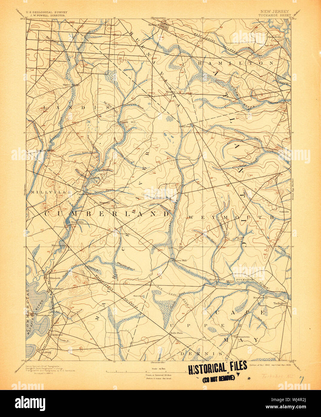 Map of tuckahoe hires stock photography and images Alamy