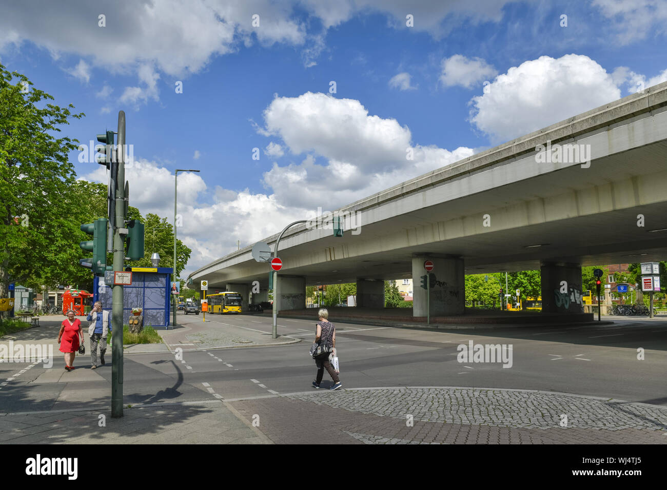 Car, highway bridge, highway bridge, cars, motor traffic, construction ...