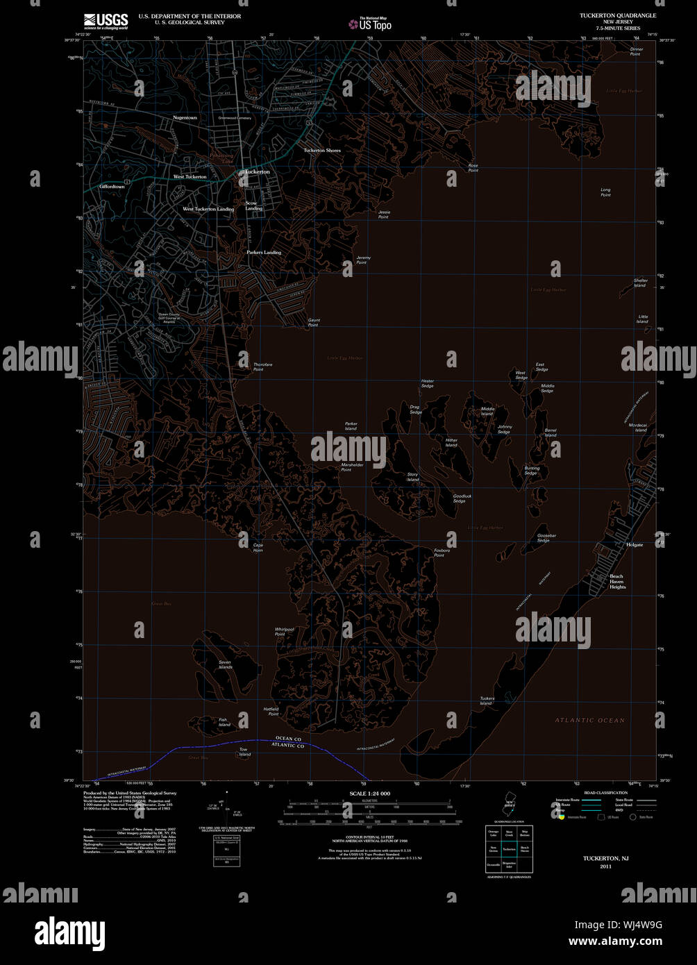Map of tuckerton hires stock photography and images Alamy