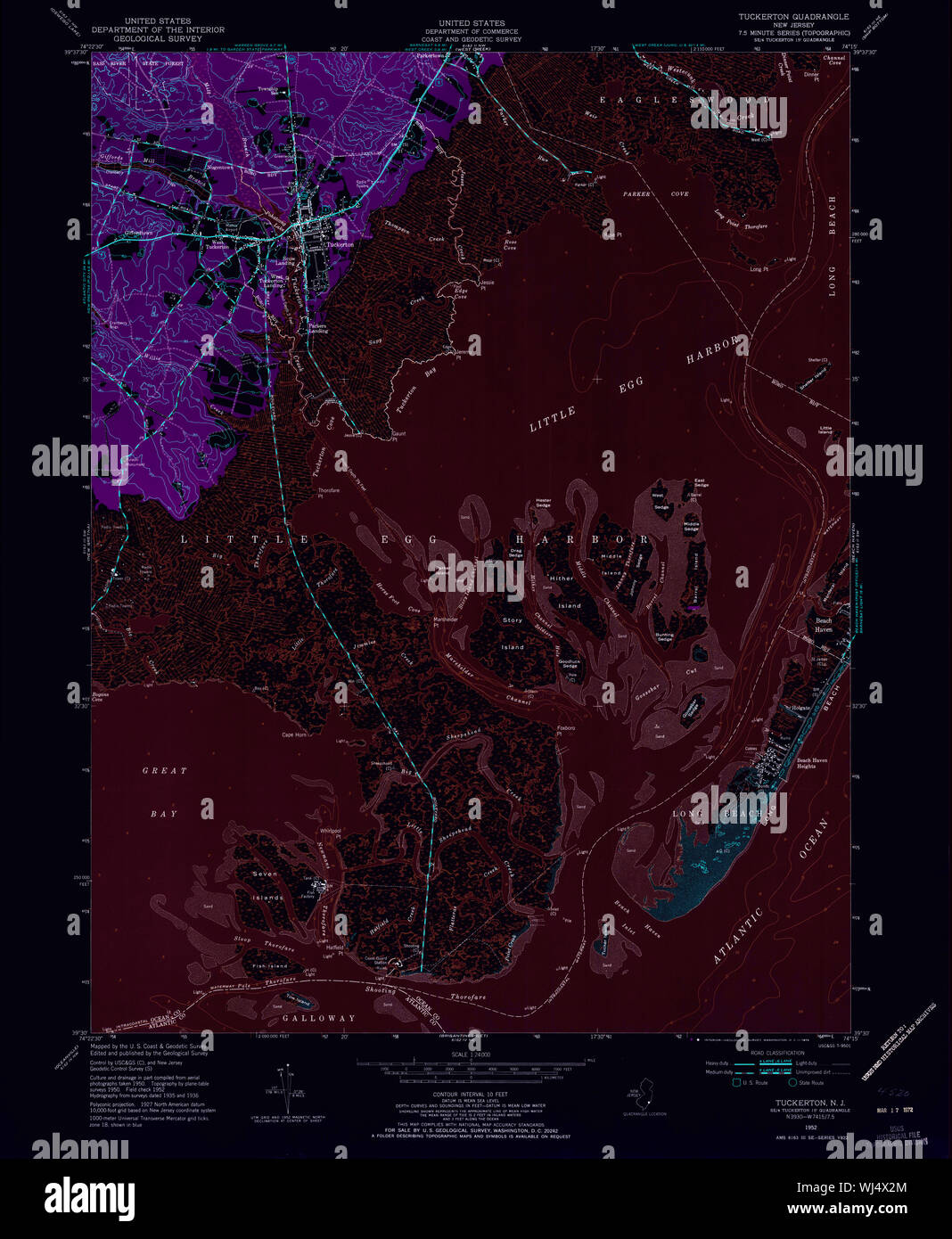 Map of tuckerton hires stock photography and images Alamy