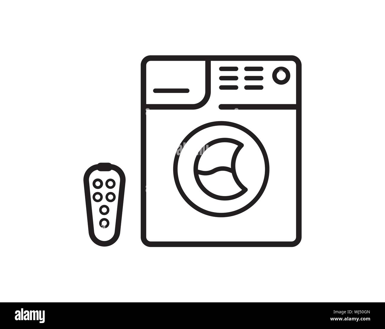 washing machine icon - Vector Stock Vector